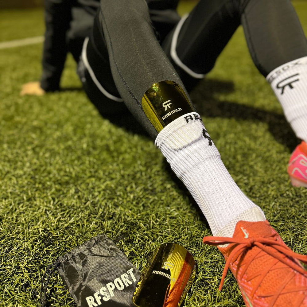 RESHIELD - Mini Benskinner Guld & Sølv (Limited Edition)