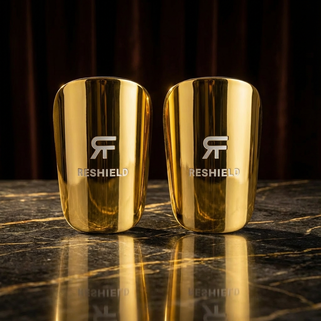 RESHIELD - Mini Benskinner Guld & Sølv (Limited Edition)