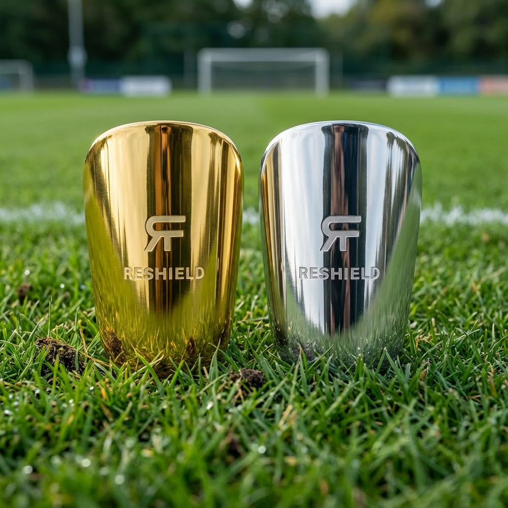 RESHIELD - Mini Benskinner Guld & Sølv (Limited Edition)