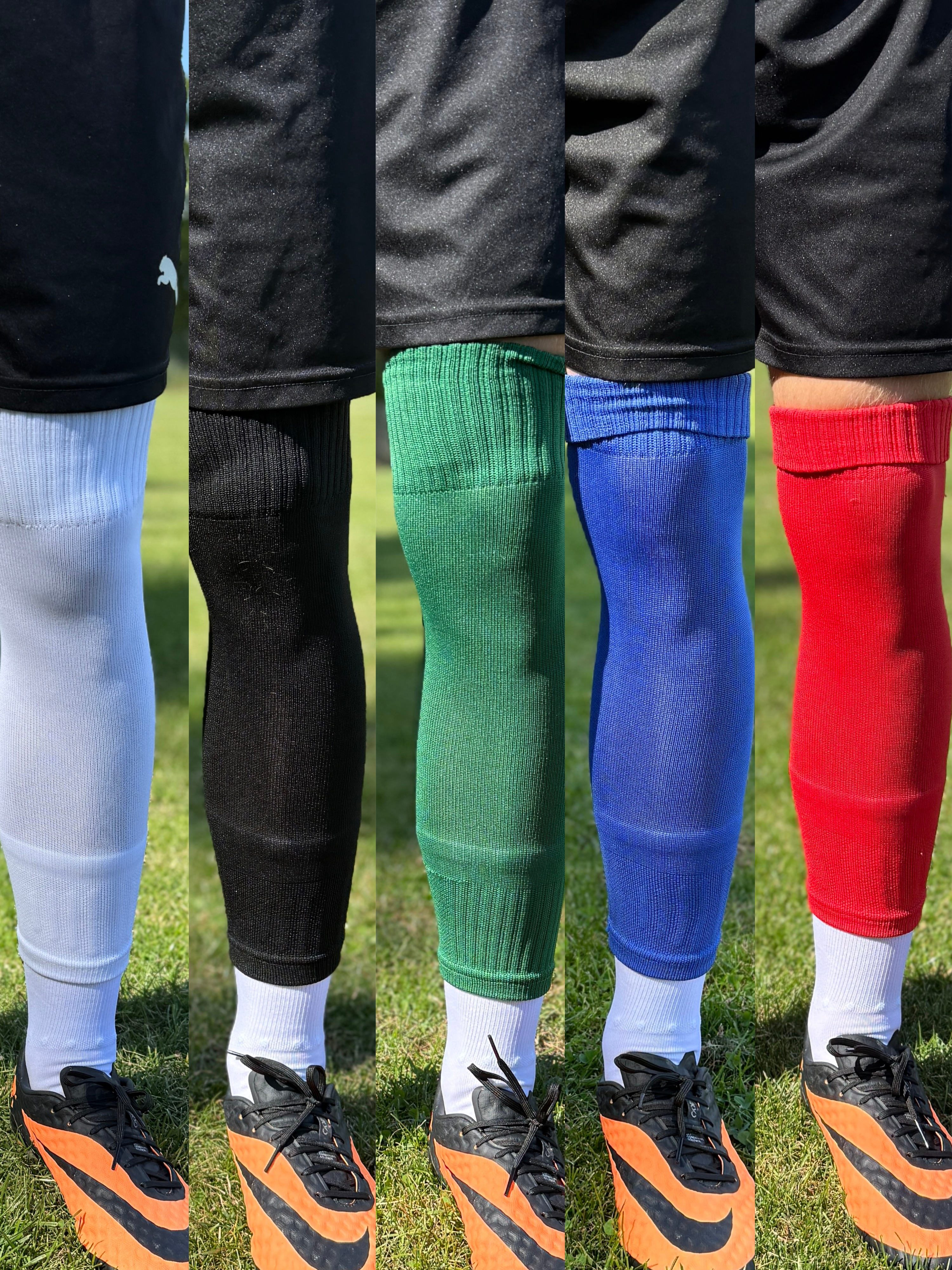 Strømpepakken - Fodbold Sleeves + Grip Socks