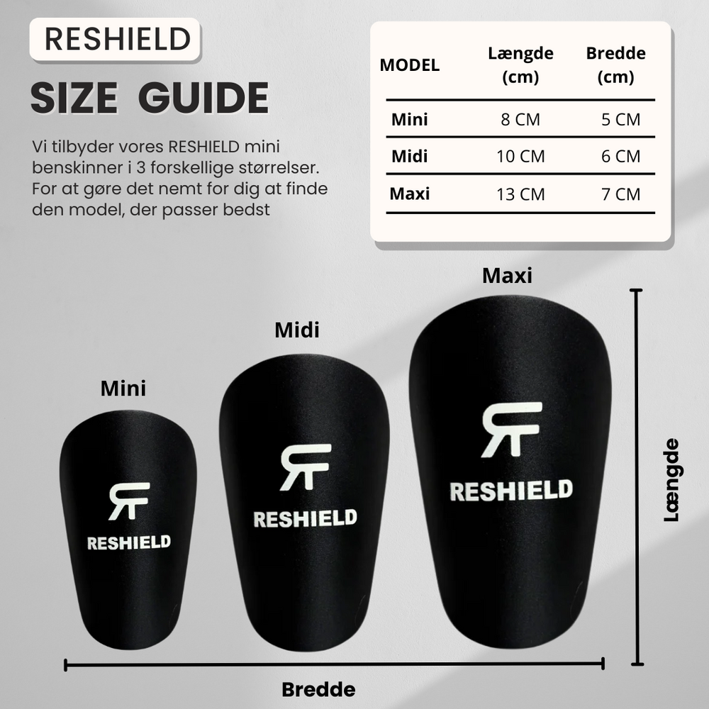RESHIELD - Mini/små benskinner