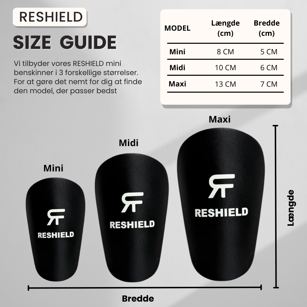 RESHIELD - Mini/små benskinner