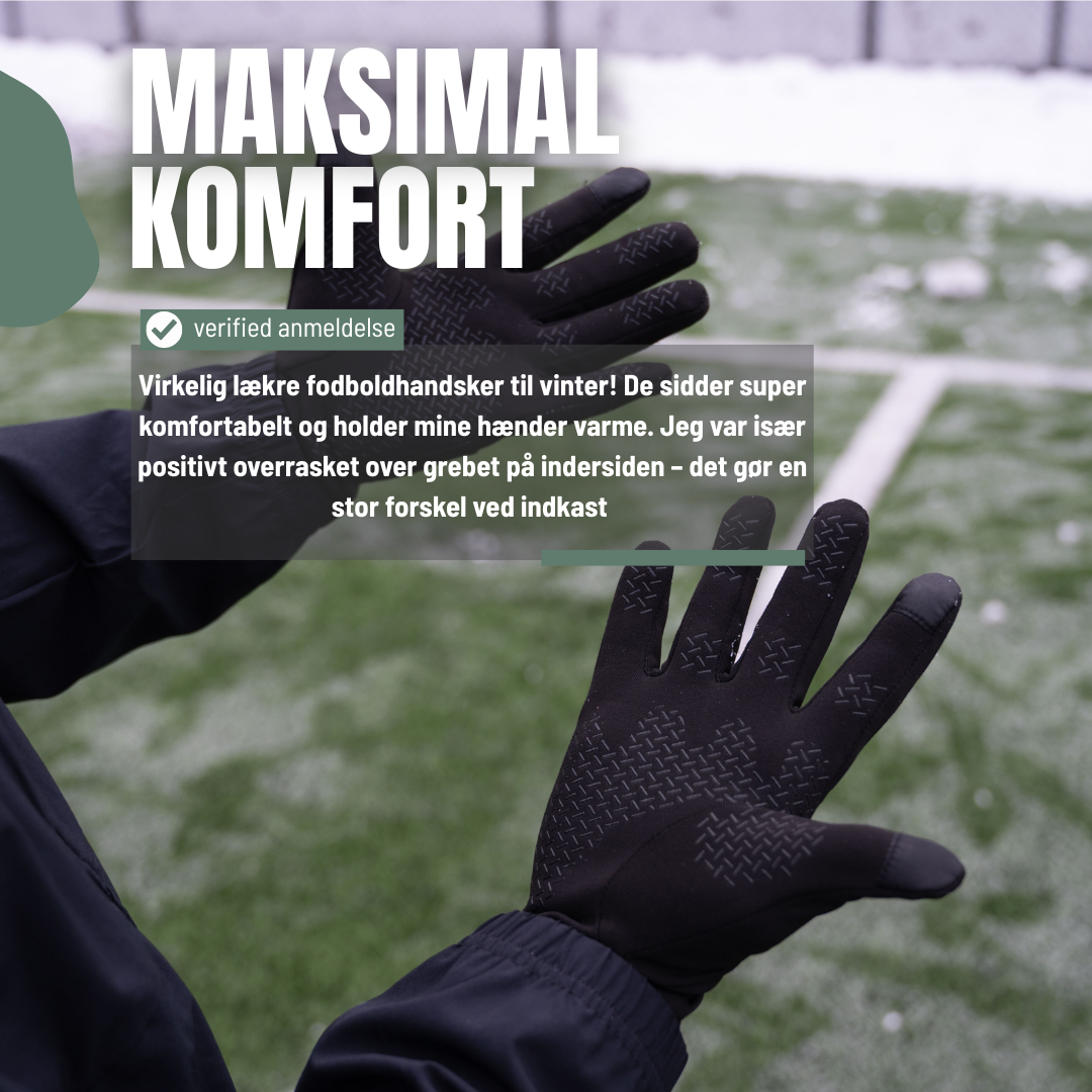 Fodboldhandsker - m. grip